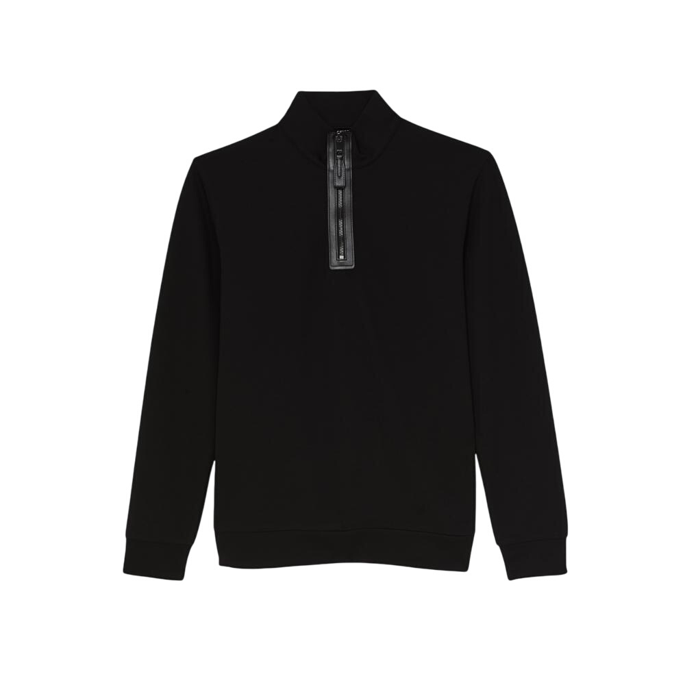 REISS Hale Interlock Half-Zip Sweatshirt